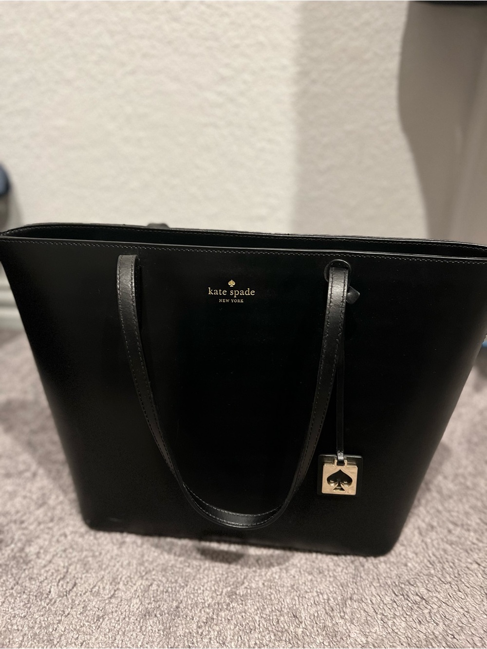 kate spade Black Leather Tote - Picture 2 of 12